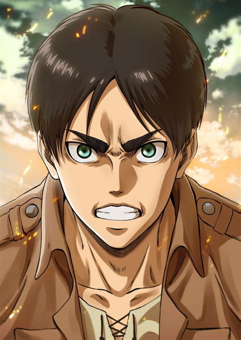 eren jaeger official art|eren jaeger profile picture.